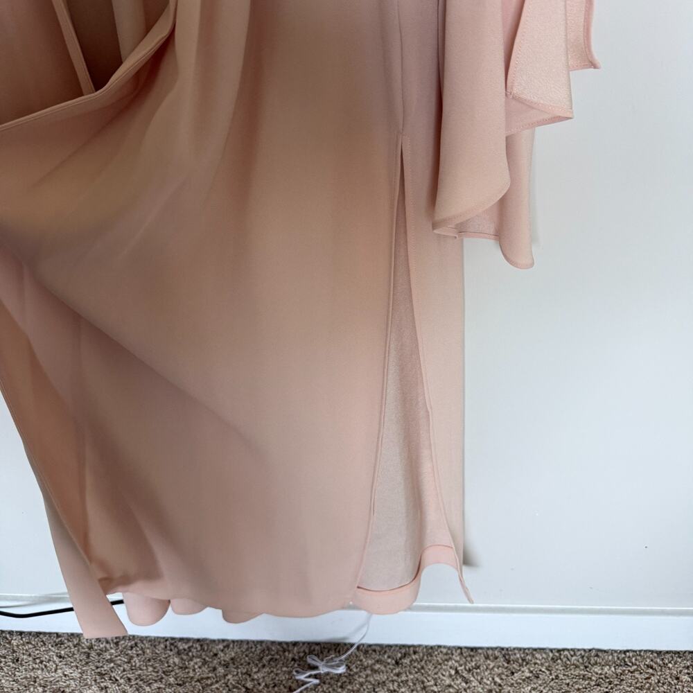 BCBG MAXAZRIA Womens Fairy Robe Jacket Large Pink Cottagecore Feminine $298 - Picture 9 of 10